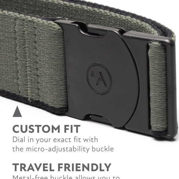 The Original Unisex Adventure Belt, Heavy Duty Elastic Webbing, Non-Metal Travel - Picture 3 of 9